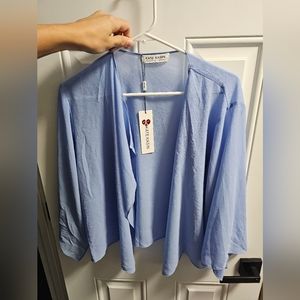 Blue cardigan size L